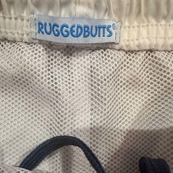 Rugged Butts Kids Striped Swim Shorts Size 7 - Picture 3 of 4